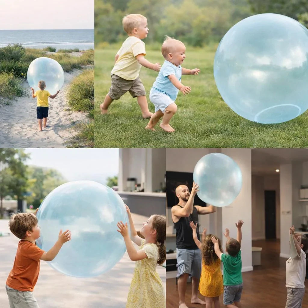 Rubber Inflatable Ball for Kids | Tear-Resistant Design