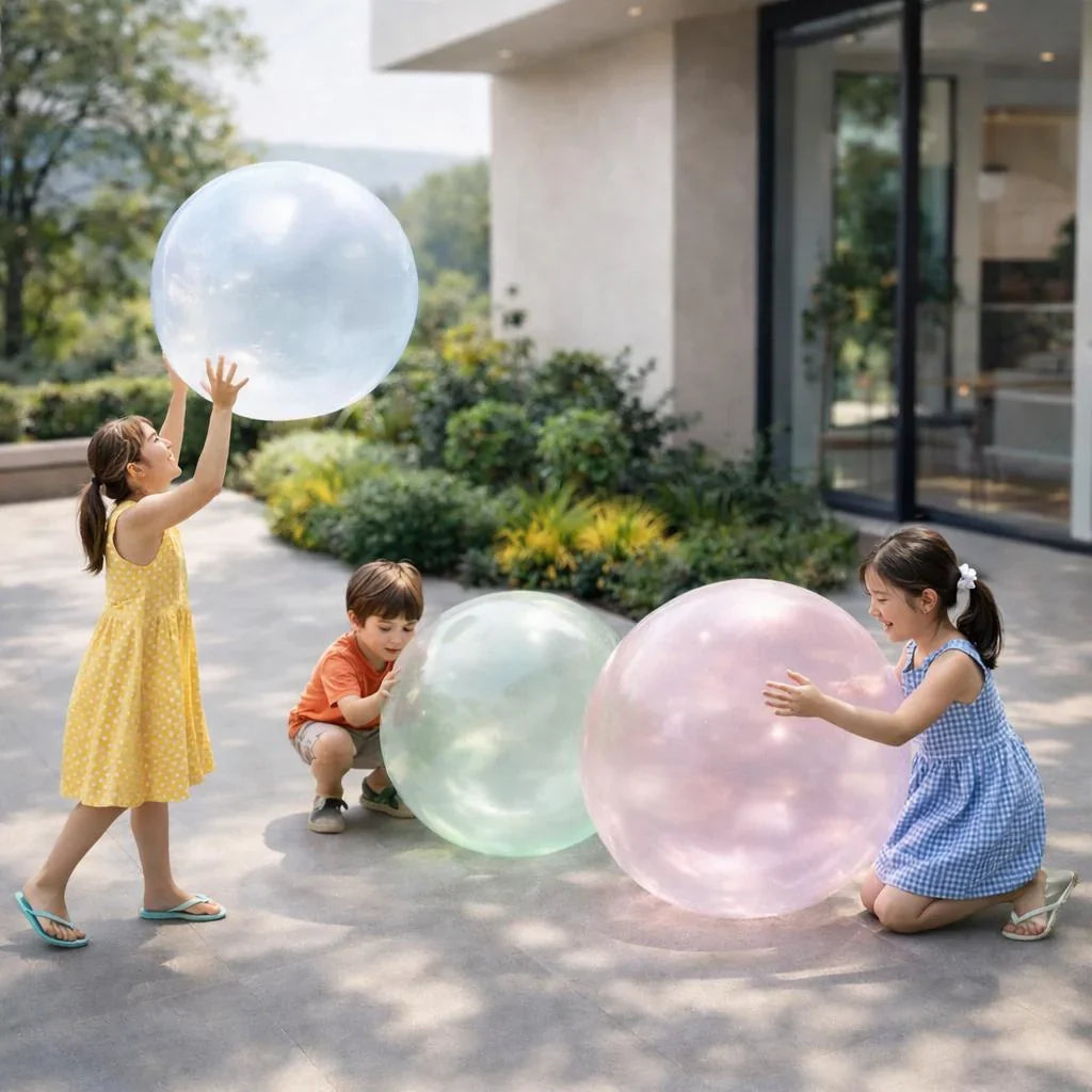 Rubber Inflatable Ball for Kids | Tear-Resistant Design