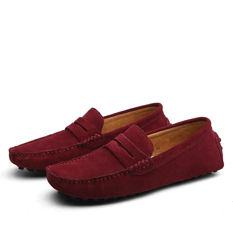 Suede Shoes in Italian Style