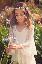 Bohemian and Timeless Communion Dress