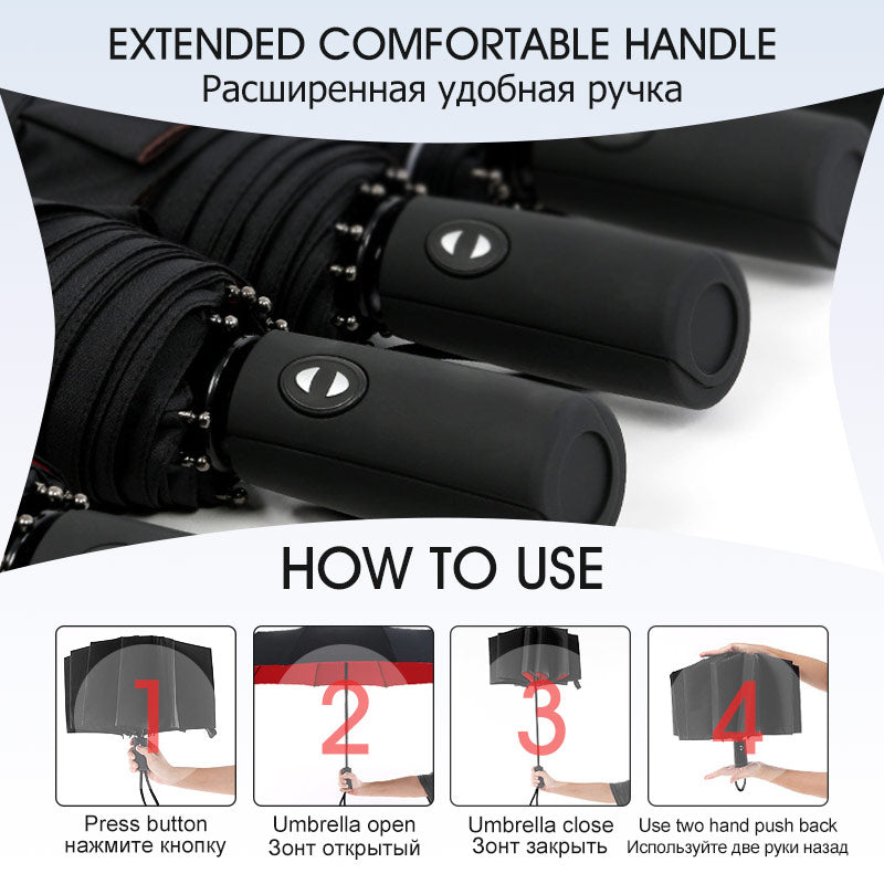 Windproof Storm Umbrella - The Umbrella That Withstands Any Storm