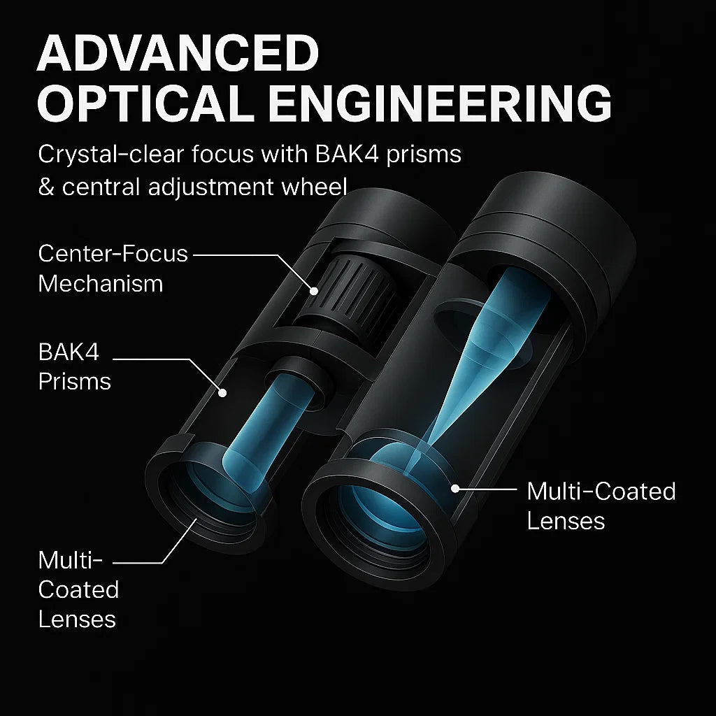 High-Definition 40x22 Military-Grade Binoculars for Long-Range Viewing