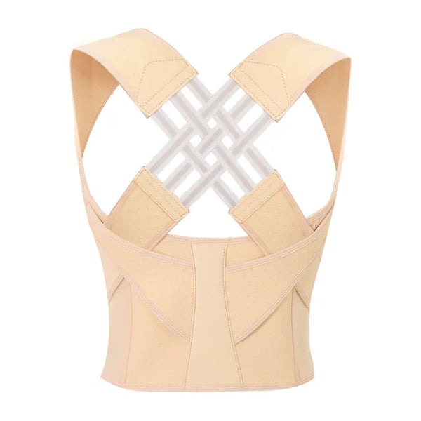 Ergonomic Posture Correction Device for Neck and Back Pain Relief - Adjustable and Stable