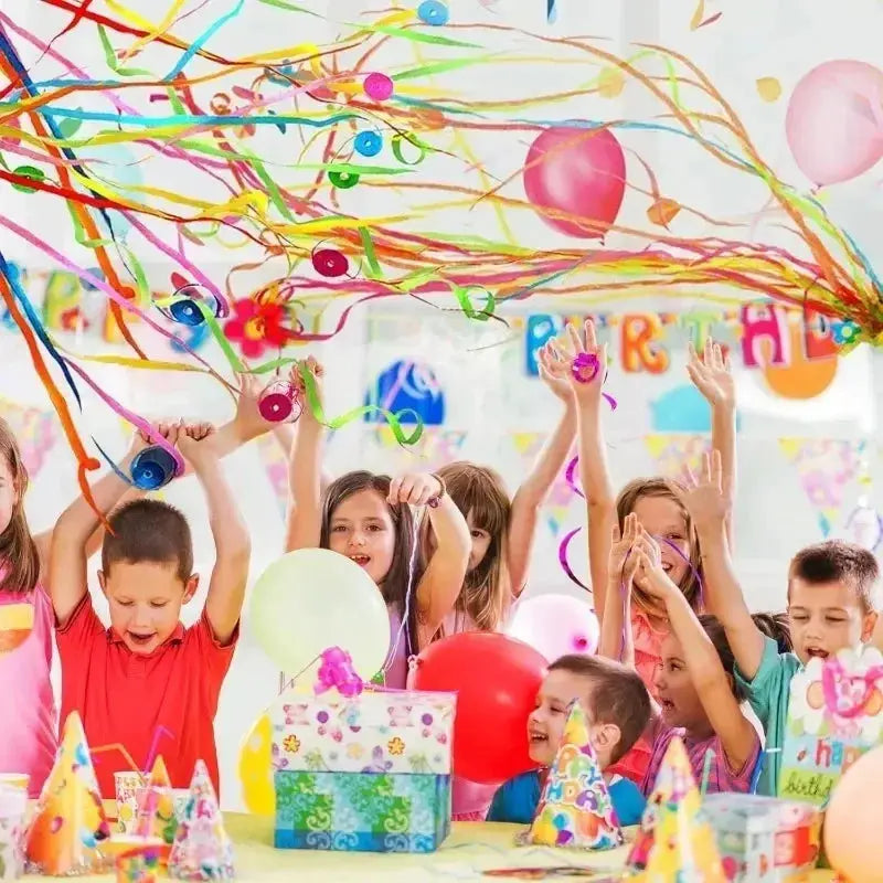 Biodegradable Paper Throw Streamers – Confetti-Free, Set of 10