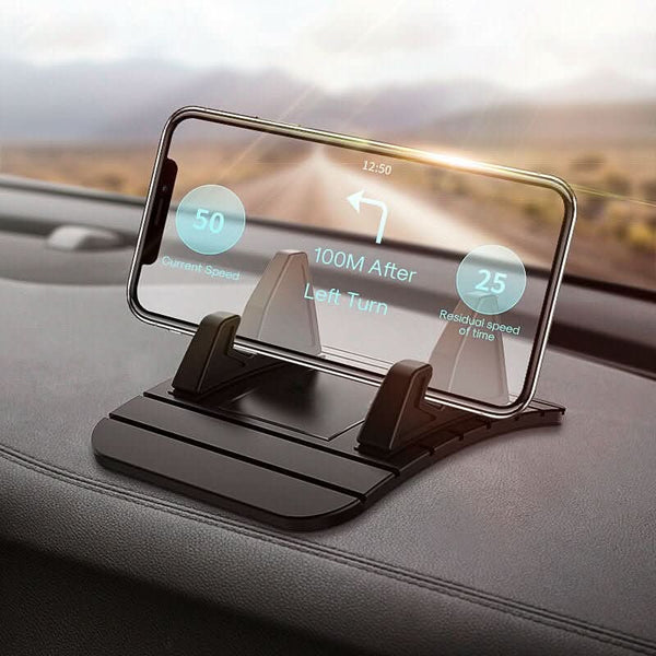 Car Phone Holder | Dashboard Mount | Anti-Slip Silicone Base
