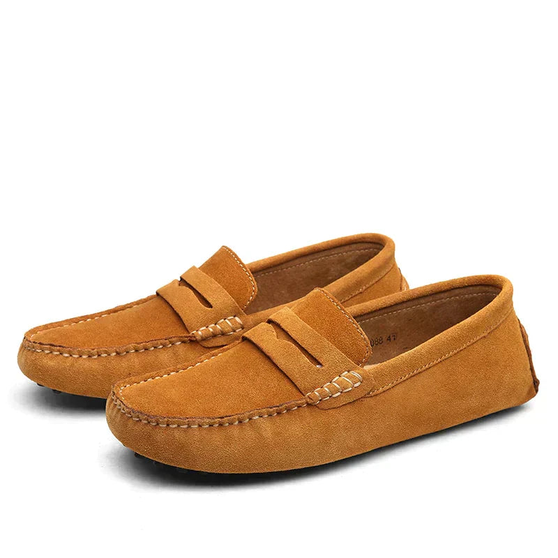 Suede Shoes in Italian Style