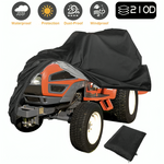 Durable Waterproof Lawn Mower Cover - All-Weather Protection for Push and Riding Mowers