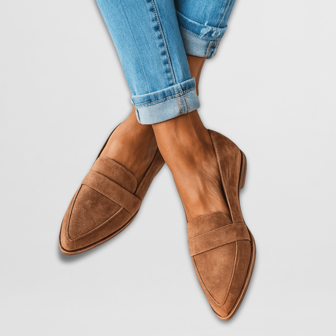 Orthopedic Slippers Crafted from Soft Suede