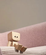 Wooden Decorative Figure | Movable Wobble Feature | Interchangeable Faces