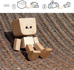 Wooden Decorative Figure | Movable Wobble Feature | Interchangeable Faces