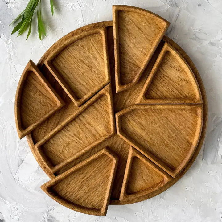 Wooden Serving Tray for Leisurely Enjoyment