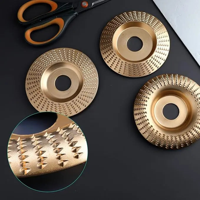 Angle Grinder Wood Carving Disc Set – Achieve Precise Shapes with Maximum Power Efficiency