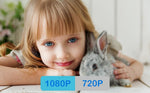 Indoor Camera with Night Vision, Motion Detection, and Wi-Fi Access