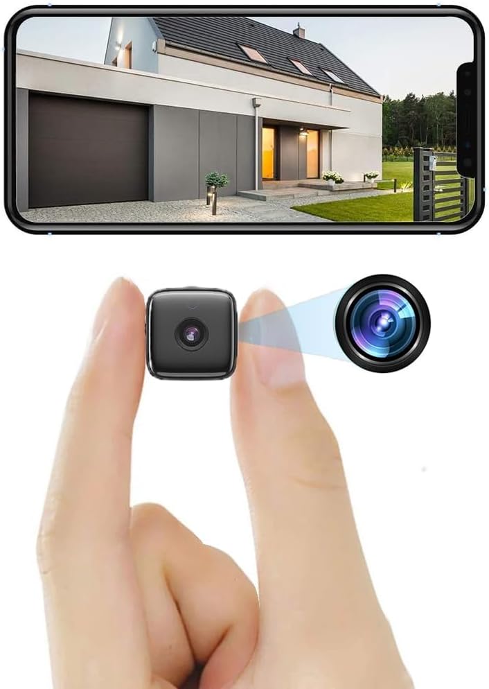 Indoor Camera with Night Vision, Motion Detection, and Wi-Fi Access