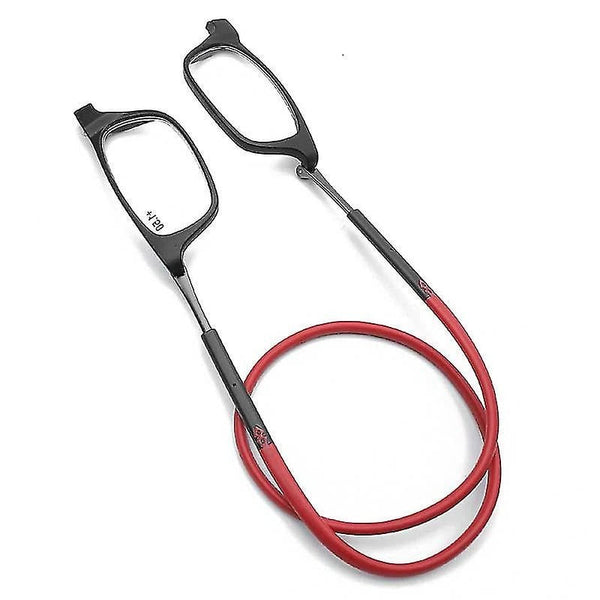 Innovative Magnetic Reading Glasses with Neck-Hanging Comfort Design