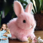 Animated Bunny Plush Toy | Realistic Hopping Rabbit for Kids