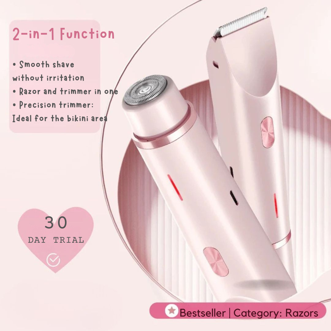 Intimate Shaver | Cordless Electric Shaver | Gentle Wet/Dry Shaving