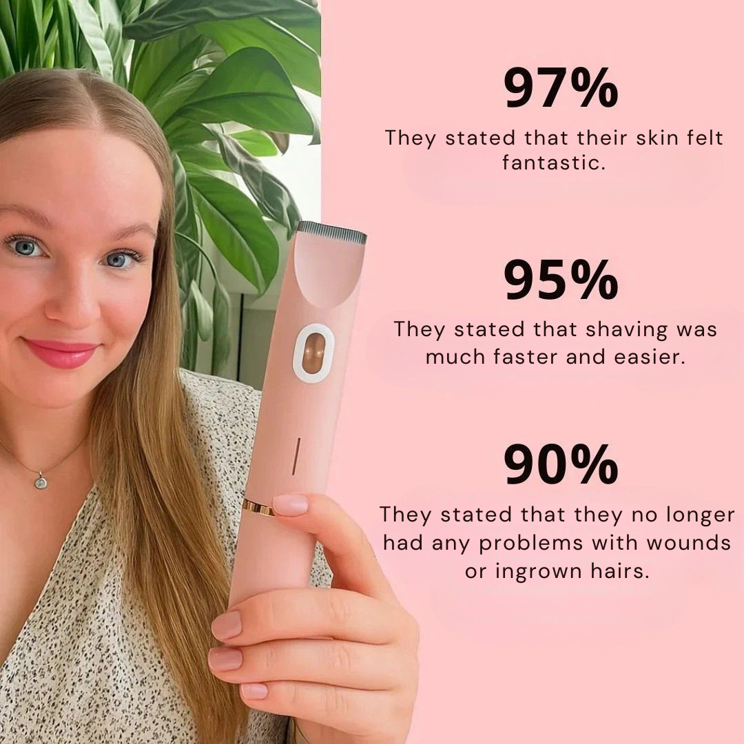 Intimate Shaver | Cordless Electric Shaver | Gentle Wet/Dry Shaving