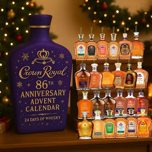 Adult Christmas Advent Calendar with Whisky Decorations