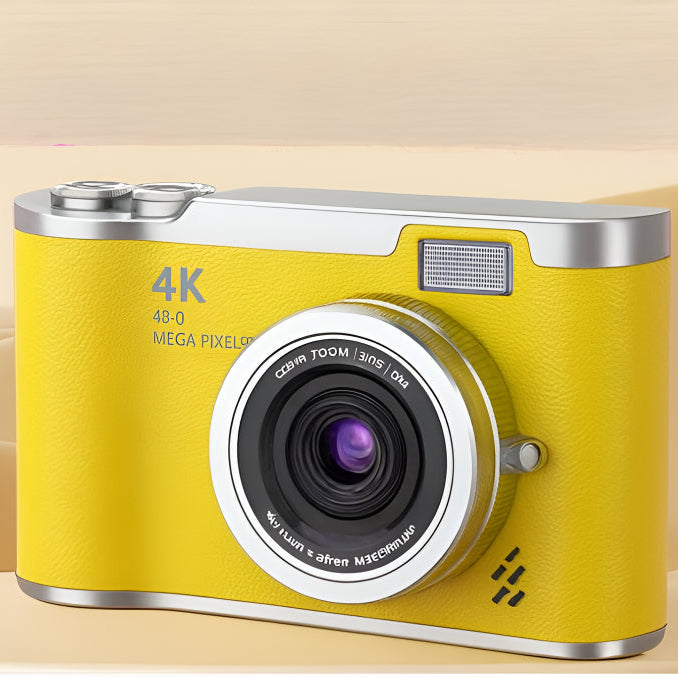4K Digital Vlogging Camera with Flip Screen for Adults