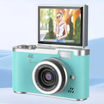 4K Digital Vlogging Camera with Flip Screen for Adults