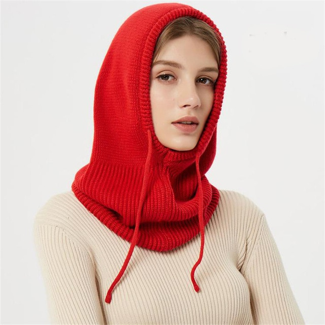 Cozy Winter Hooded Scarf