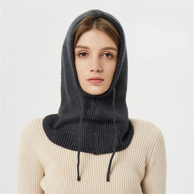 Cozy Winter Hooded Scarf