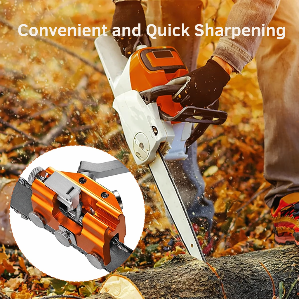 Manual Chainsaw Sharpener | Achieve Even Sharpness in Minutes