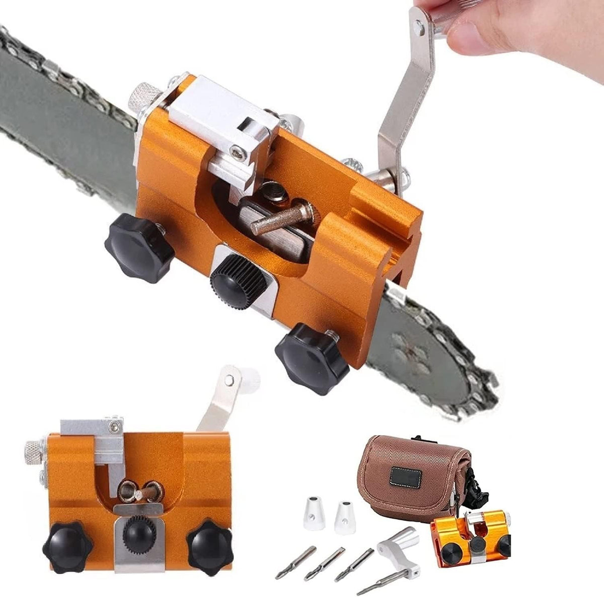 Manual Chainsaw Sharpener | Achieve Even Sharpness in Minutes
