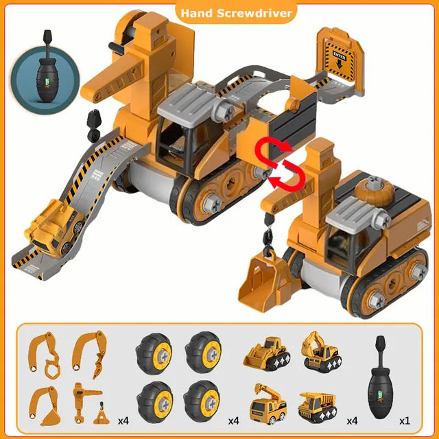Kids' Construction Vehicle Playset – Engaging and Educational
