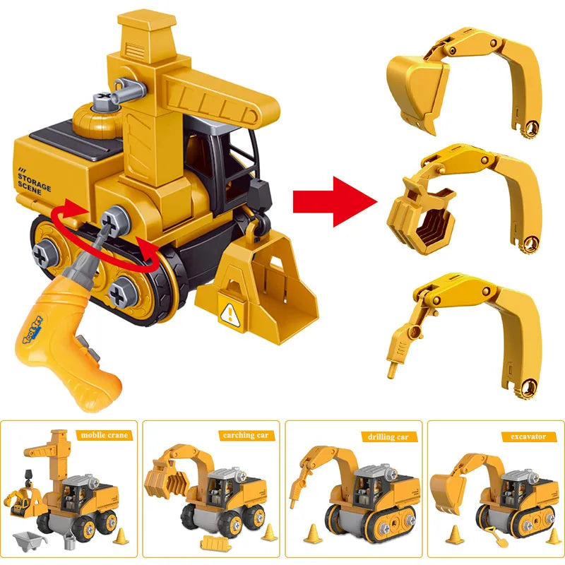 Kids' Construction Vehicle Playset – Engaging and Educational