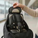 Foldable Travel Child Seat | Quick Setup with Harness System for On-the-Go Use