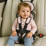Foldable Travel Child Seat | Quick Setup with Harness System for On-the-Go Use