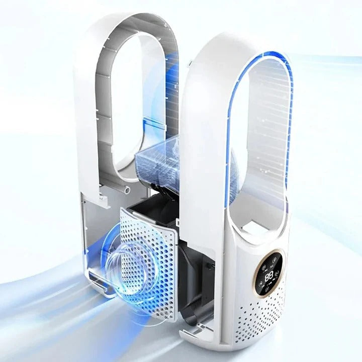 Blade-less Silent Portable Air Conditioner | Even Airflow | Compact & Energy Efficient