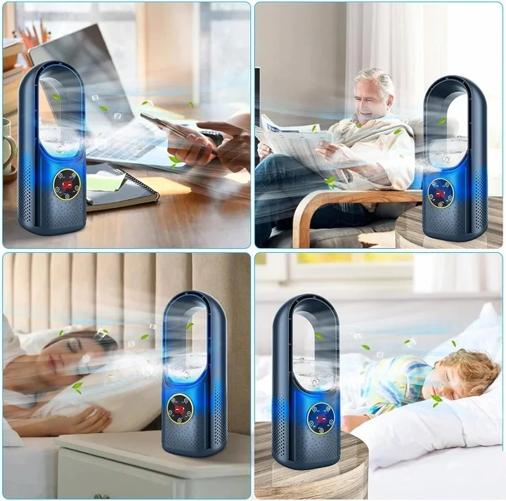 Blade-less Silent Portable Air Conditioner | Even Airflow | Compact & Energy Efficient