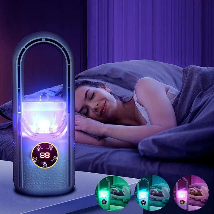 Blade-less Silent Portable Air Conditioner | Even Airflow | Compact & Energy Efficient