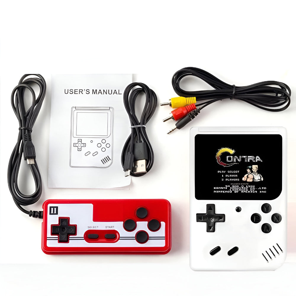 Compact Retro Gaming Console Featuring 400 Classic Games