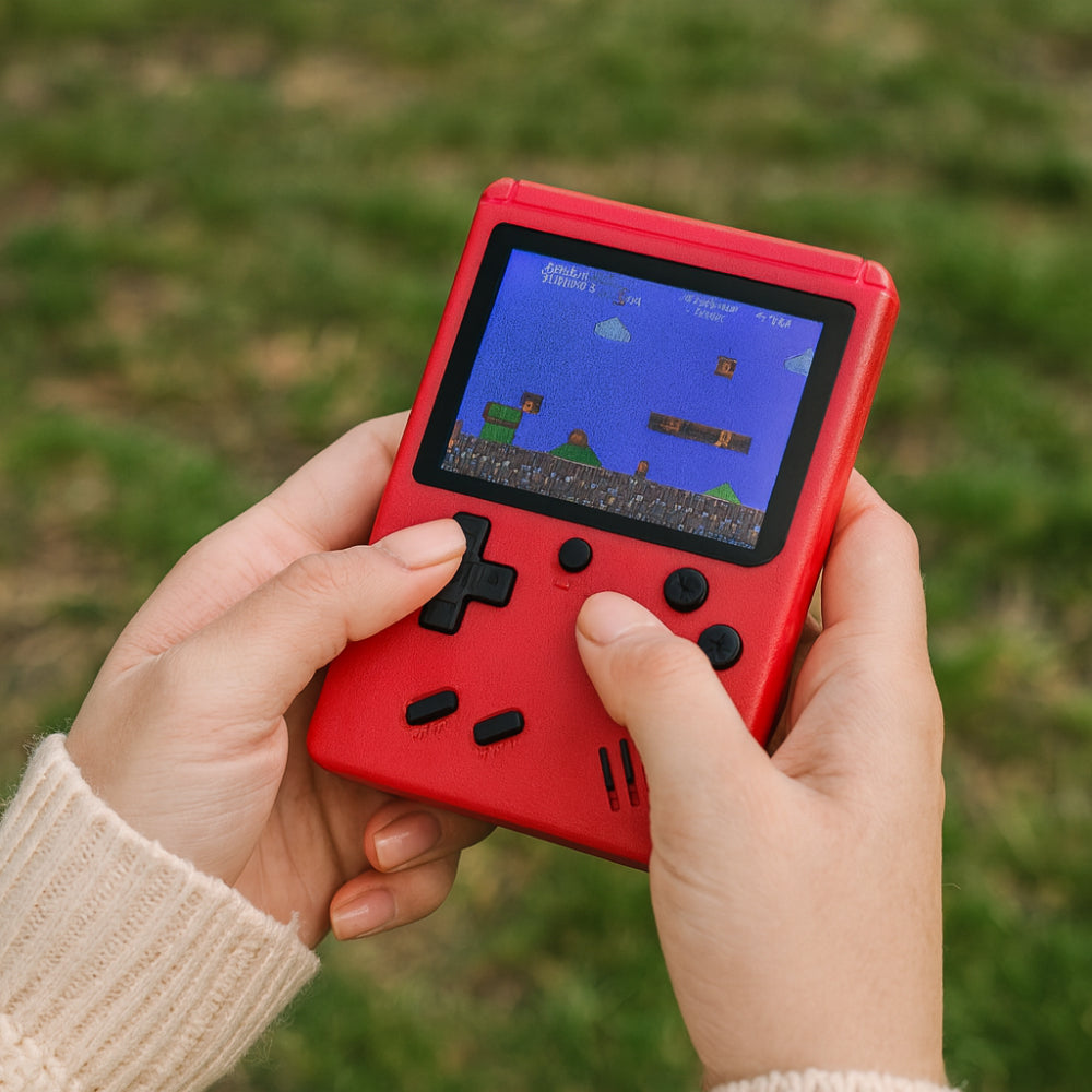 Compact Retro Gaming Console Featuring 400 Classic Games