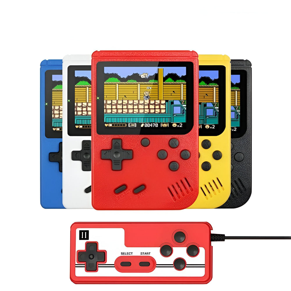 Compact Retro Gaming Console Featuring 400 Classic Games
