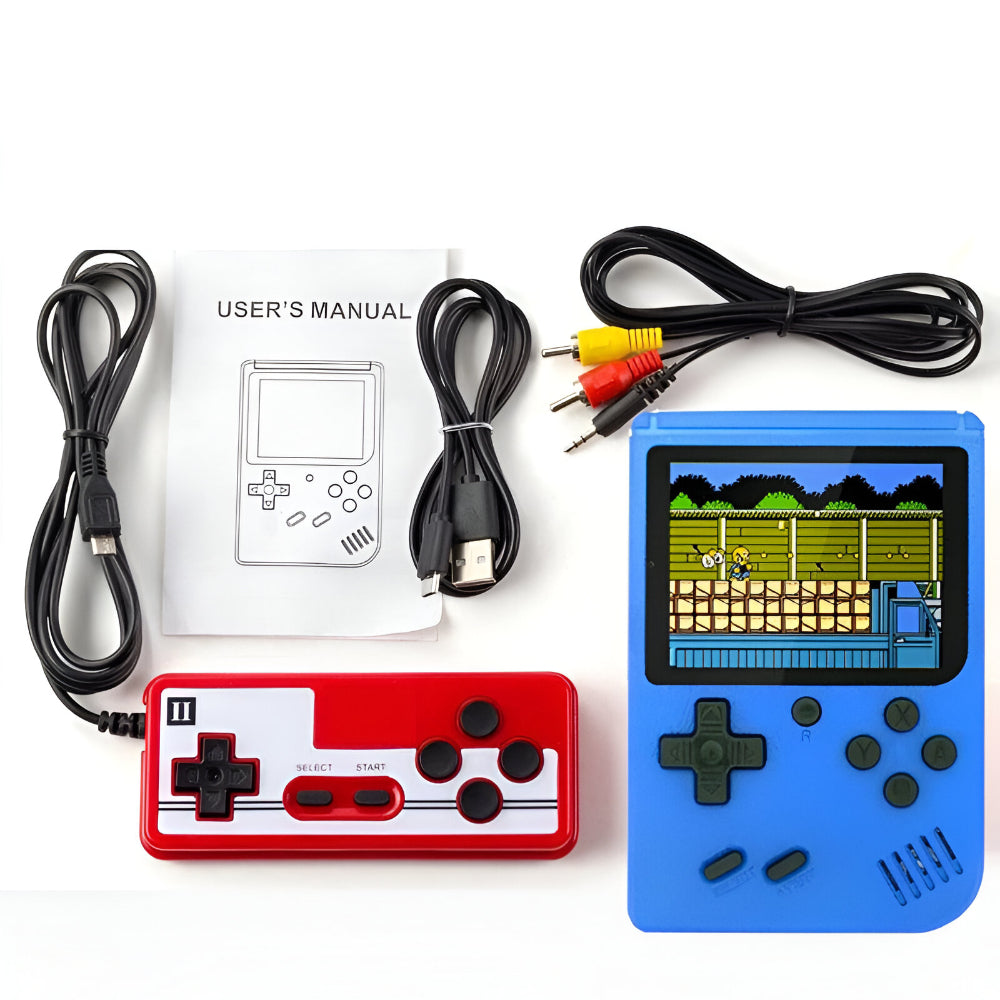 Compact Retro Gaming Console Featuring 400 Classic Games