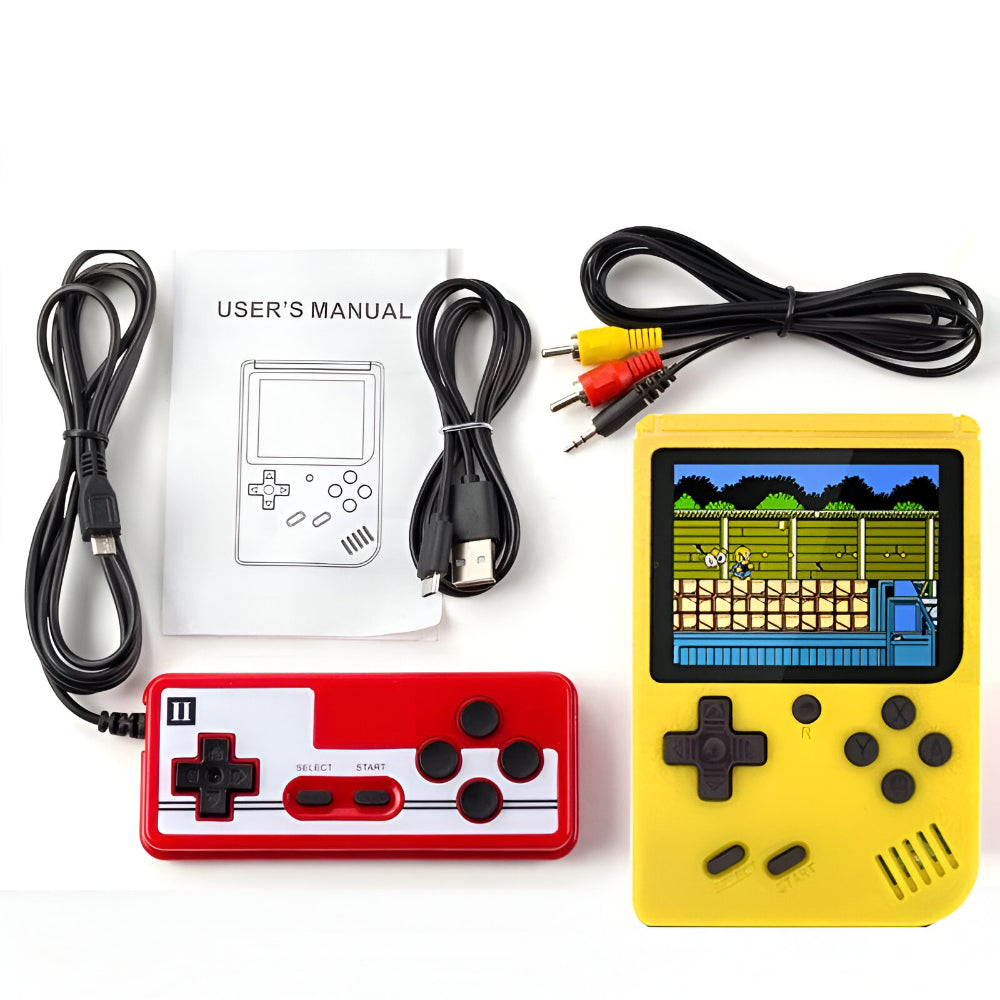 Compact Retro Gaming Console Featuring 400 Classic Games
