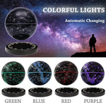Rotating Floating Constellation Lamp with Magnetic Levitation
