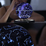 Rotating Floating Constellation Lamp with Magnetic Levitation