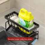 Rust-Free Kitchen Sink Rack with Towel Holder