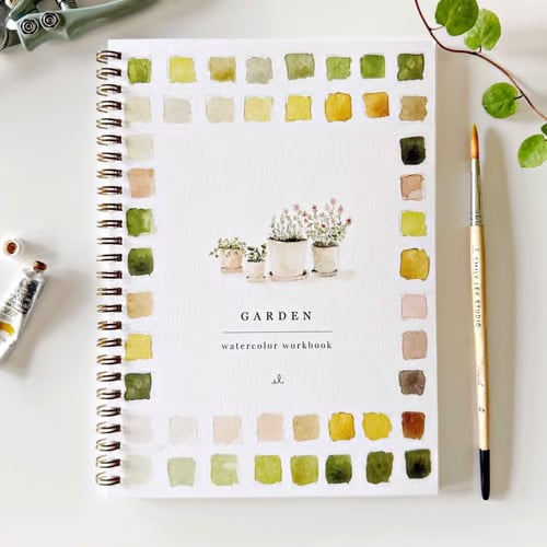 Art Book | Watercolor Workbook for Beginners | Step-by-Step Painting Guide