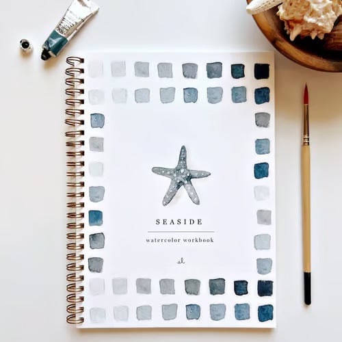 Art Book | Watercolor Workbook for Beginners | Step-by-Step Painting Guide
