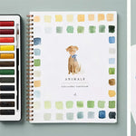 Art Book | Watercolor Workbook for Beginners | Step-by-Step Painting Guide