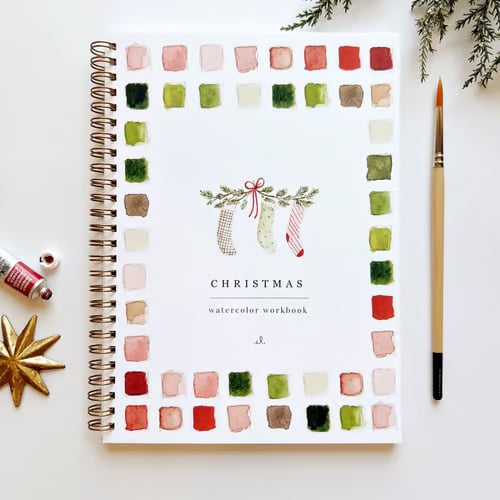 Art Book | Watercolor Workbook for Beginners | Step-by-Step Painting Guide