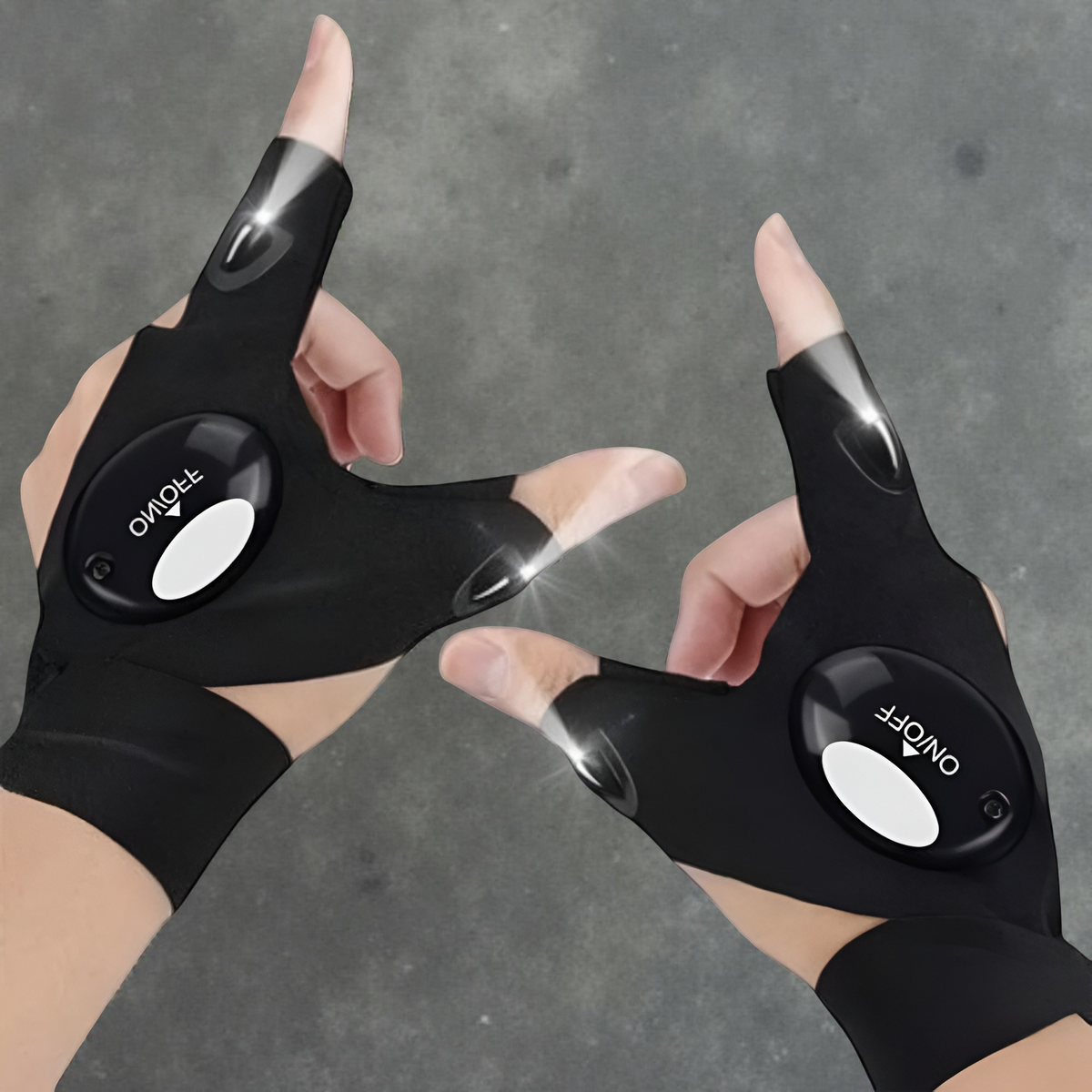 Waterproof LED Work Gloves for Repairs and Outdoor Activities