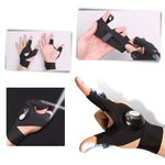 Waterproof LED Work Gloves for Repairs and Outdoor Activities